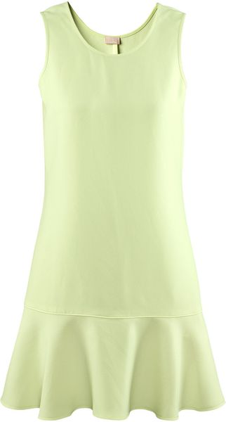 H&m Short Dress in Green (yellow) - Lyst
