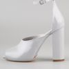 Jil Sander Open Toe Heels in Gray (grey) - Lyst