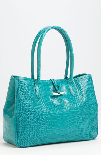  Roseau Croco Shoulder Bag 