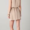 Parker Drape Dress in Beige (sand) - Lyst