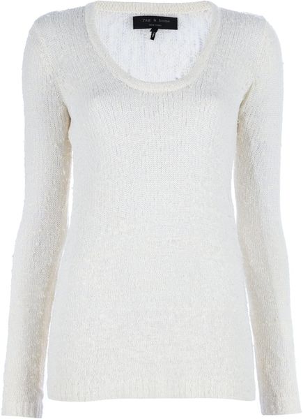 Rag & Bone Bridget Sweater in Beige (cream) - Lyst