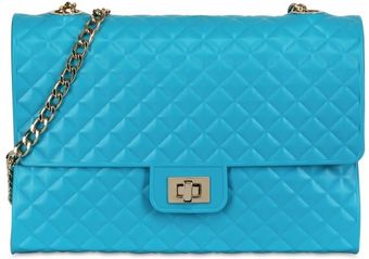 Designinverso Quilted Pvc Shoulder Bag - Lyst