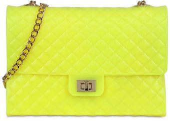 Designinverso Quilted Pvc Shoulder Bag - Lyst
