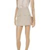 Giorgio Armani Striped Silkvoile Blouse in White - Lyst