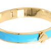 Kate Spade Spade Hinge Bangle in Blue (t) - Lyst