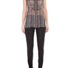 Matthew Williamson Tokyo Weave Chiffon Shirt in Purple (black white) - Lyst