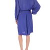 Matthew Williamson Washed Silk Safari Dress in Blue - Lyst