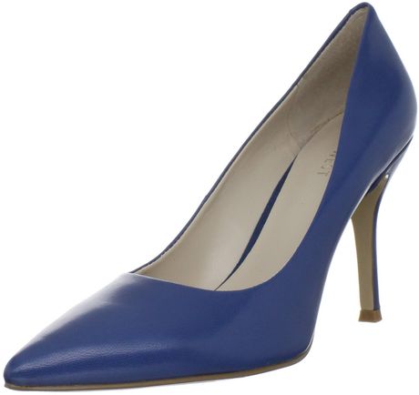 Nine West  Flax Pump in Blue (blue leather) - Lyst