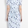 Project D By Dannii And Tabitha Phoebe Blue Bird Peplum Dress in Blue - Lyst