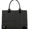 Tory Burch Ella Nylon Logo Tote in Black - Lyst