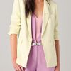 3.1 Phillip Lim Blazer with Kite Tail Collar in Yellow - Lyst