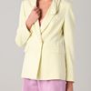 3.1 Phillip Lim Blazer with Kite Tail Collar in Yellow - Lyst