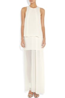 Acne Barika Tiered Sateen Maxi Dress - Lyst