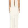 Acne Barika Tiered Sateen Maxi Dress in White - Lyst