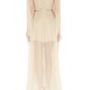 Antonio Berardi Embellished Silkchiffon Dress in White - Lyst