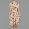 Aspesi Printed Silk Pleated Dress in Green - Lyst