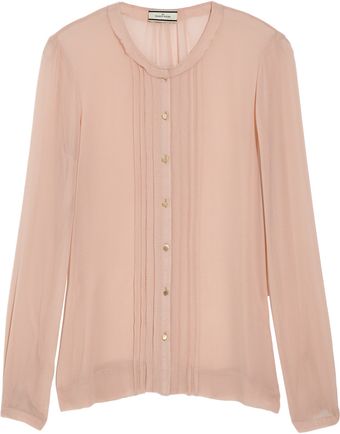 By Malene Birger Isalla Silkchiffon Blouse - Lyst