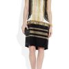 Gucci Chain Embellished Sequined Silk Dress in Black - Lyst