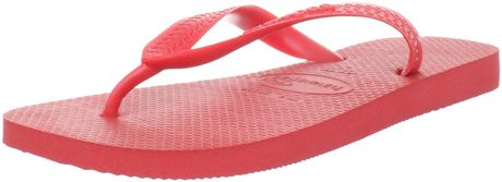 Havaianas Womens Top Flip Flop in Red (ruby red) - Lyst