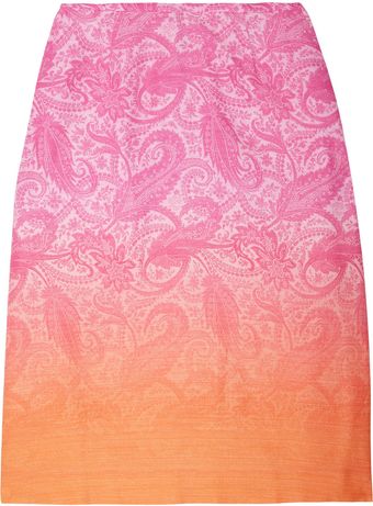 Jonathan Saunders Ebury Degradé Jacquard Skirt - Lyst