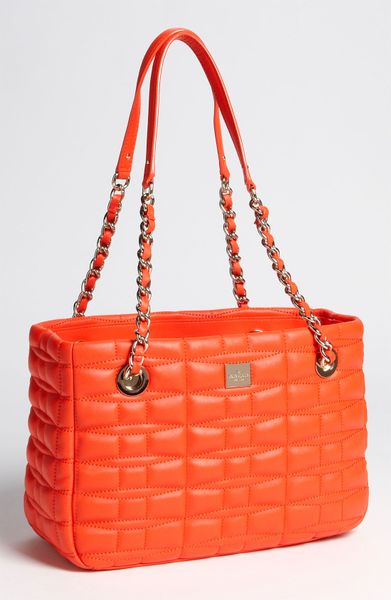 Kate Spade Signature Spade Madelyn Shoulder Bag in Red (flame) - Lyst