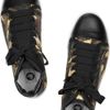 Lanvin Pythonprint Satin and Leather Sneakers in Animal (multicolored) - Lyst