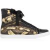 Lanvin Pythonprint Satin and Leather Sneakers in Animal (multicolored) - Lyst