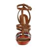 Michael Kors Snake print strap sandal in Brown (2) - Lyst