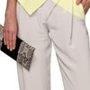 Narciso Rodriguez Origami Pants in Silver - Lyst