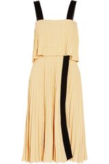 Sonia Rykiel Knitted Cotton Pleated Dress