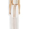Willow Asymmetric Beadedoverlay Silk Dress in White - Lyst