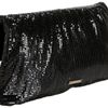 Bcbgeneration Bcbgmaxazria Metal Mesh Foldover Clutch in Black (pewter) - Lyst