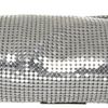 Bcbgeneration Bcbgmaxazria Metal Mesh Foldover Clutch in Silver - Lyst