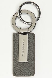 Burberry Leather Metal Key Chain - Lyst