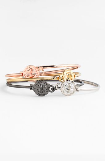 Marc By Marc Jacobs Turnlock Skinny Bangle - Lyst