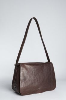 Prada  Glazed Calfskin Messenger Bag - Lyst