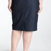Sejour Stretch Cotton Pencil Skirt in Blue (dark indigo) - Lyst