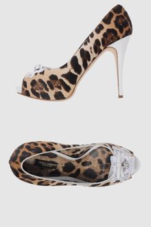 Dolce & Gabbana Dolce Gabbana Pumps with Open Toe - Lyst