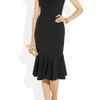 Alexander Mcqueen Embellished Crepe Dress in Black - Lyst
