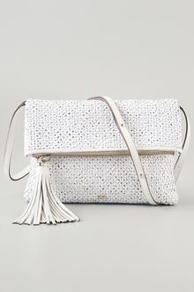 Anya Hindmarch Huxley Woven Leather Clutch - Lyst