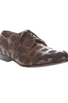 Dolce & Gabbana Check Perforated Shoe - Lyst