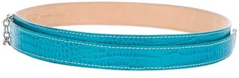DSquared2 Croc Texture Belt - Lyst