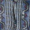Free People Vintage Blue and Silver Mid Length Dress in Blue - Lyst
