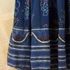 Free People Vintage Blue and Silver Mid Length Dress in Blue - Lyst