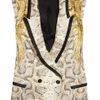 Roberto Cavalli Snakeprint Silk Vest in White (snake) - Lyst