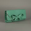 Valentino Bow Clutch in Green - Lyst