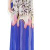 Vera Wang Printed Stretchcotton and Silkblend Chiffon Mini Skirt in Purple (multicolored) - Lyst