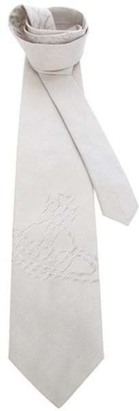 Vivienne Westwood Woven Tie in Beige for Men - Lyst
