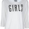 Acne Whitkin Girls Print Tshirt in White - Lyst