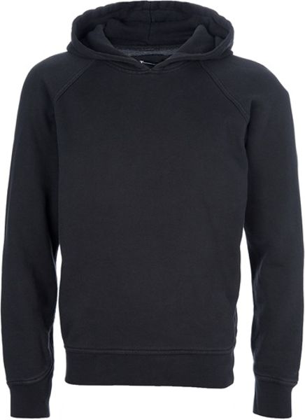 Alexander Wang Raglan Sleeve Hoodie in Black for Men - Lyst